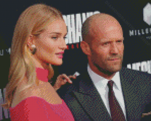 Rosie Huntington With Jason Statham Diamond Paintings