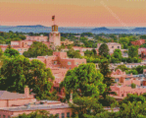 Santa Fe City Diamond Paintings