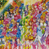 Smile PreCure Characters Diamond Paintings