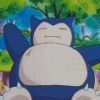 Snorlax Pokemon Diamond Paintings