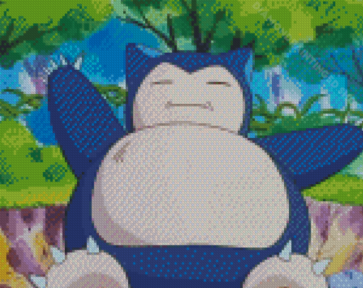 Snorlax Pokemon Diamond Paintings