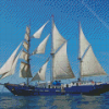 Square Rigger Sailing Ship Diamond Paintings