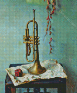 Still Life Trumpet Diamond Paintings