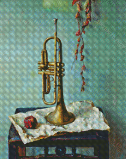 Still Life Trumpet Diamond Paintings