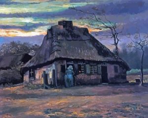 Straw House Art Diamond Painting