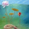 Surrealist Flowers Woman Diamond Painting