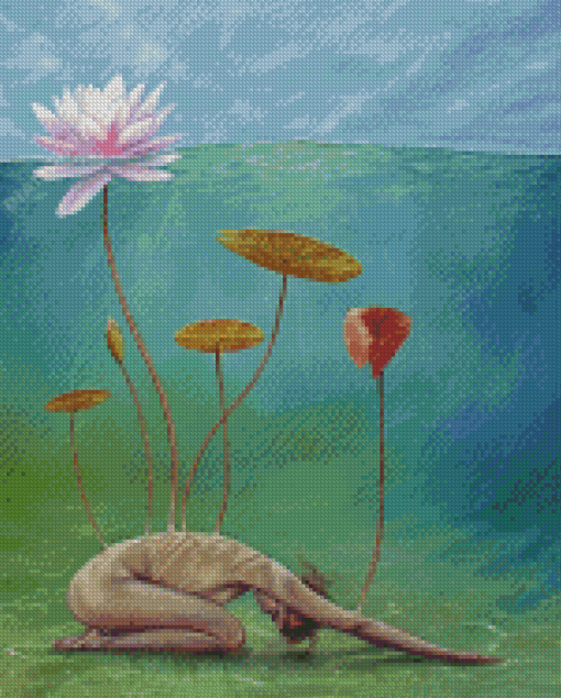 Surrealist Flowers Woman Diamond Paintings