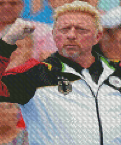 Tennis Player Boris Becker Diamond Paintings