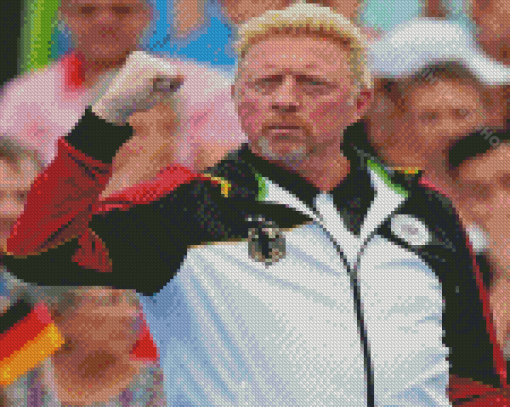 Tennis Player Boris Becker Diamond Paintings