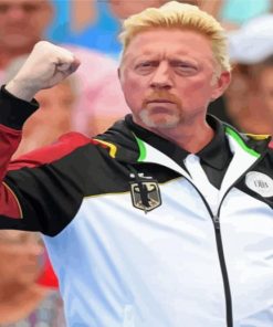 Tennis Player Boris Becker Diamond Painting