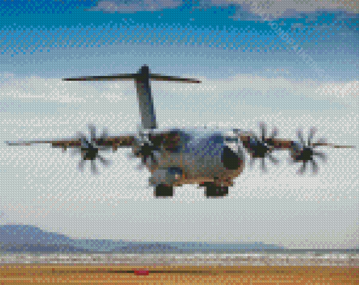 The A400M Atlas Aircraft Diamond Paintings