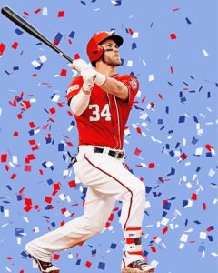 The Baseball Player Bryce Harper Diamond Painting