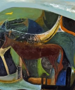 The Yellow Runner By Peter Lanyon Diamond Painting