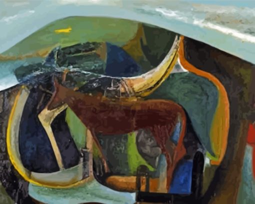 The Yellow Runner By Peter Lanyon Diamond Painting