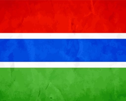 The Gambia Flag Africa Diamond Painting