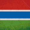 The Gambia Flag Africa Diamond Paintings