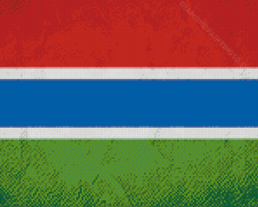 The Gambia Flag Africa Diamond Paintings