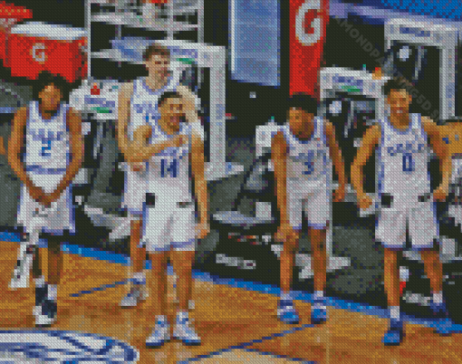 University Of Kentucky Basketball Team Diamond Paintings