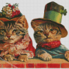 Victorian Animals Cats Diamond Paintings