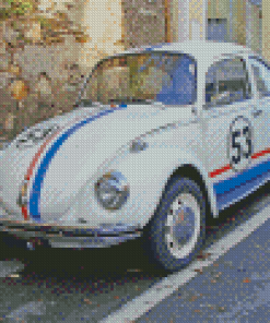 Volkswagen Herbie Car Diamond Paintings