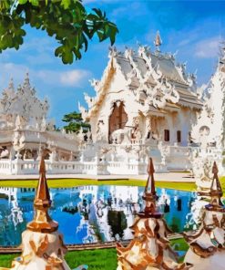 Wat Rong Khun White Temple Chiang Rai Diamond Painting