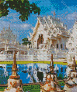 Wat Rong Khun White Temple Chiang Rai Diamond Paintings