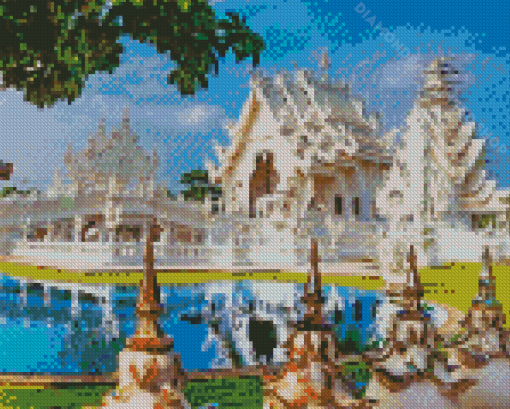 Wat Rong Khun White Temple Chiang Rai Diamond Paintings