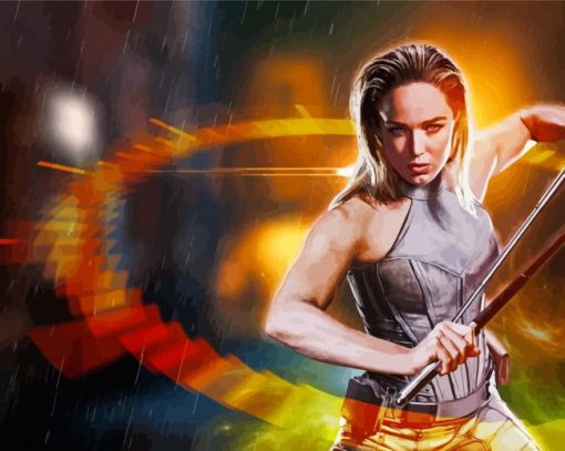 White Canary Character Art Diamond Painting