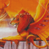 Winged Lion Art Diamond Paintings