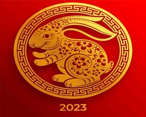 Year Of The Rabbit Happy New Year Diamond Painting