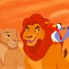 Zazu With Mufasa And Sarabi Lion King Diamond Painting