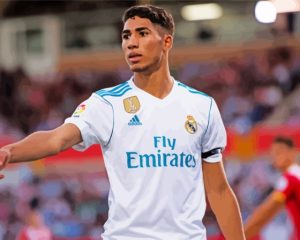 Achraf Hakimi Real Madrid Diamond Painting