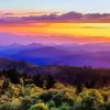 Aesthetic Blue Ridge Mountains Diamond Painting