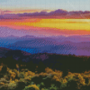 Aesthetic Blue Ridge Mountains Diamond Paintings