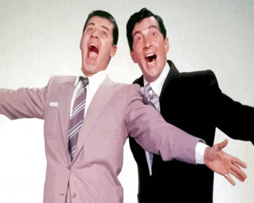 Aesthetic Dean Martin And Jerry Lewis Diamond Painting
