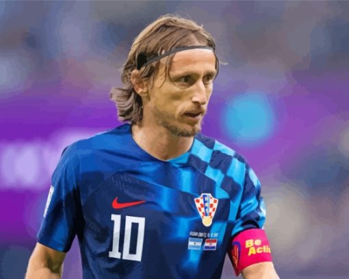 Aesthetic Luka Modrić Diamond Painting