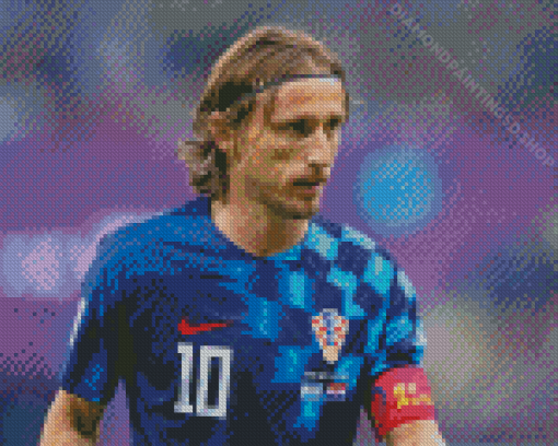 Aesthetic Luka Modrić Diamond Paintings