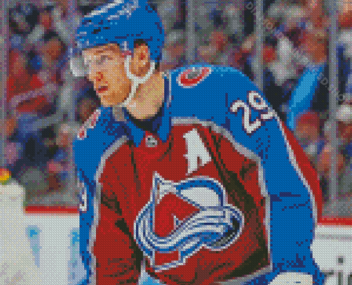 Aesthetic Nathan MacKinnon Diamond Paintings