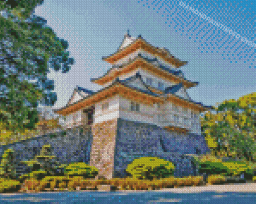 Aesthetic Odawara Castle Diamond Paintings