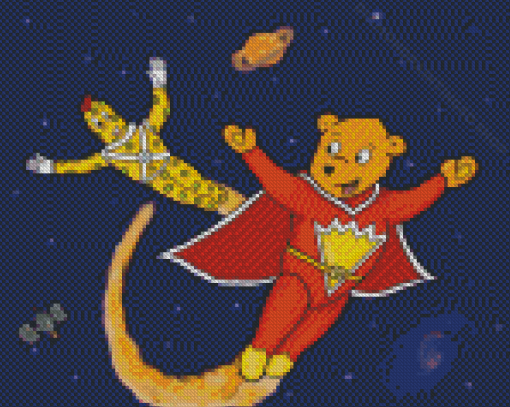 Aesthetic SuperTed Diamond Paintings