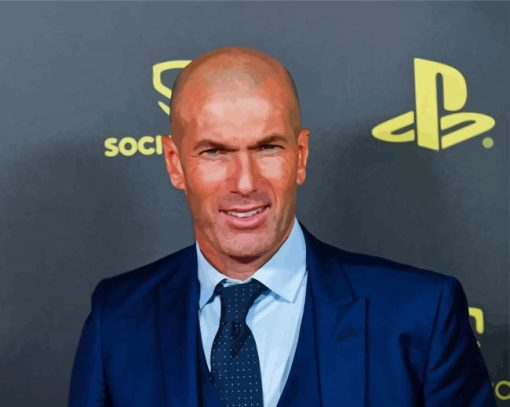 Aesthetic Zinedine Zidane Diamond Painting