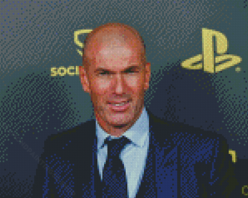Aesthetic Zinedine Zidane Diamond Paintings