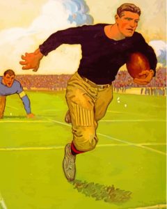 Aesthetic Vintage Football Diamond Painting