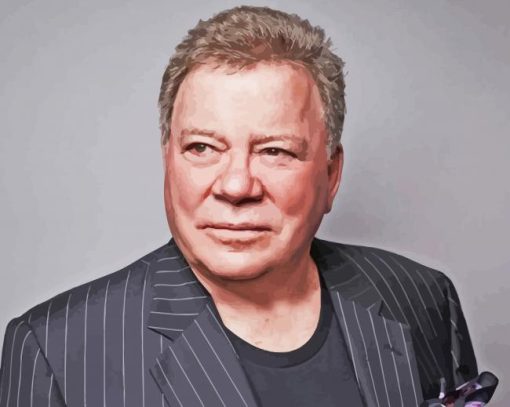 Aesthetic William Shatner Diamond Painting