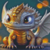 Baby Dragon Diamond Paintings