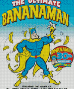 Bananaman Anime Poster Diamond Paintings