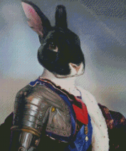 Black Rabbit Knight Diamond Paintings