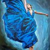 Blue Ballerina Dancing Diamond Painting