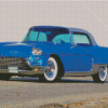 Blue Classic Cadillac Eldorado Car Diamond Paintings