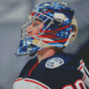 Blue Jackets Goalie Elvis Merzļikins Diamond Paintings